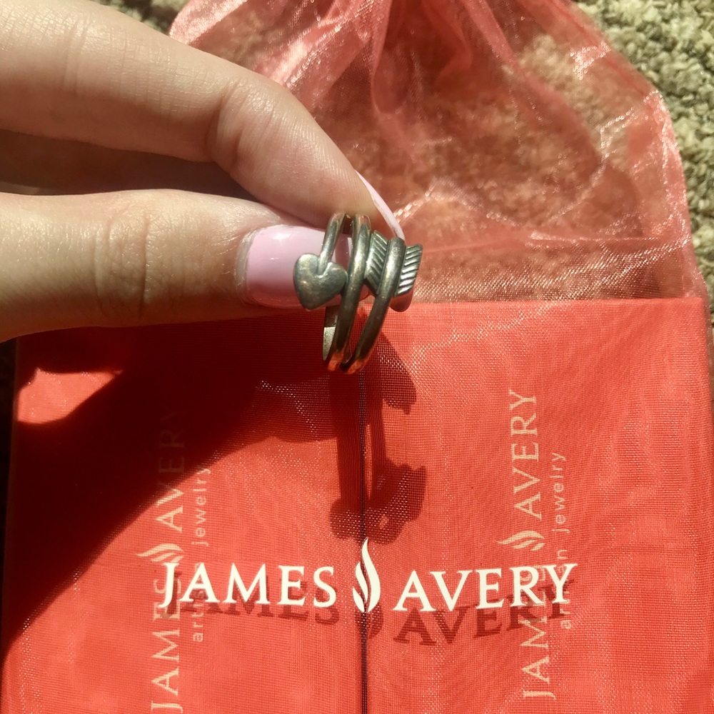 James Avery Bow and Arrow Heart Ring